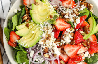 Strawberry Spinach Salad – Spend With Pennies